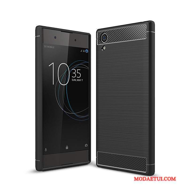 Futerał Sony Xperia Xa1 Plus Miękki Czerwonyna Telefon, Etui Sony Xperia Xa1 Plus Ochraniacz Włókno