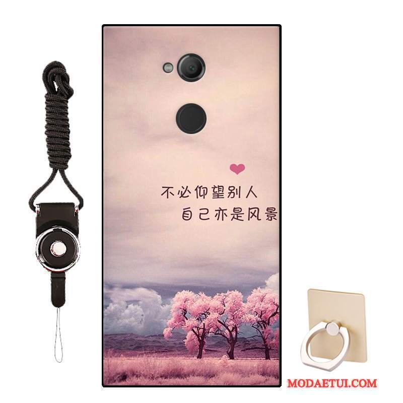 Futerał Sony Xperia Xa2 Ultra Miękki Na Telefon Wzór, Etui Sony Xperia Xa2 Ultra Ochraniacz Dostosowane Różowe