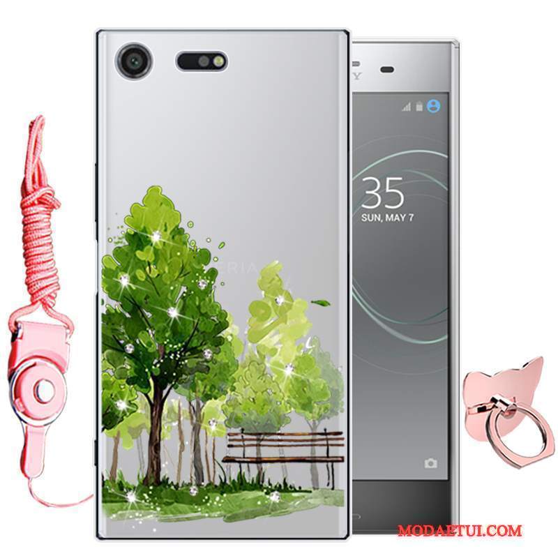 Futerał Sony Xperia Xz Premium Miękki Zielonyna Telefon, Etui Sony Xperia Xz Premium Kreskówka