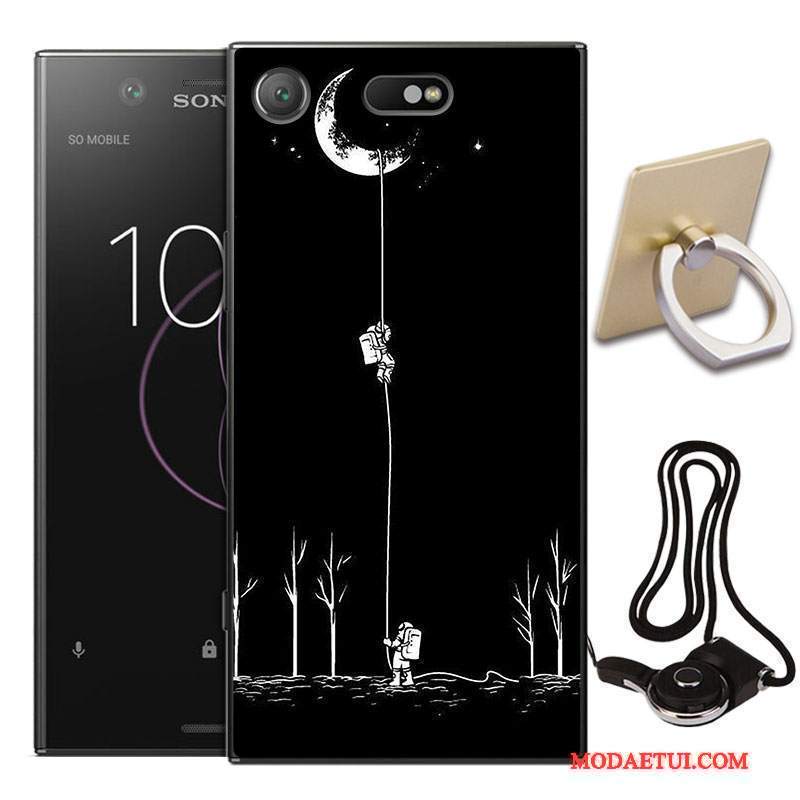 Futerał Sony Xperia Xz1 Compact Kolor Na Telefon Niebieski, Etui Sony Xperia Xz1 Compact Miękki Anti-fall