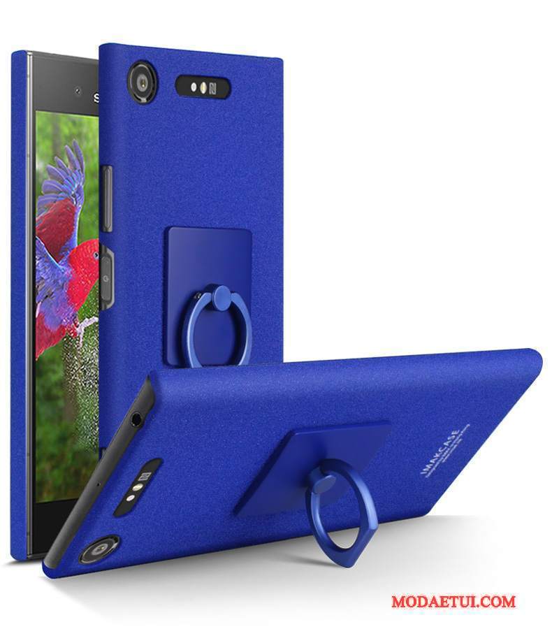 Futerał Sony Xperia Xz1 Compact Ochraniacz Anti-fall Czarny, Etui Sony Xperia Xz1 Compact Nubuku Cienka