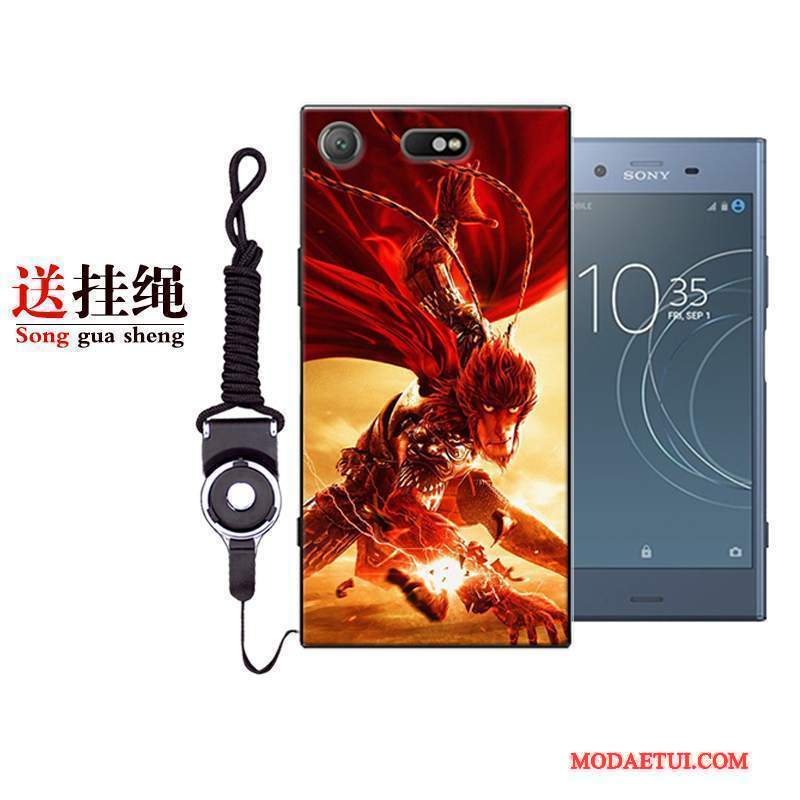 Futerał Sony Xperia Xz1 Compact Torby Czerwony Osobowość, Etui Sony Xperia Xz1 Compact Silikonowe Tendencjana Telefon