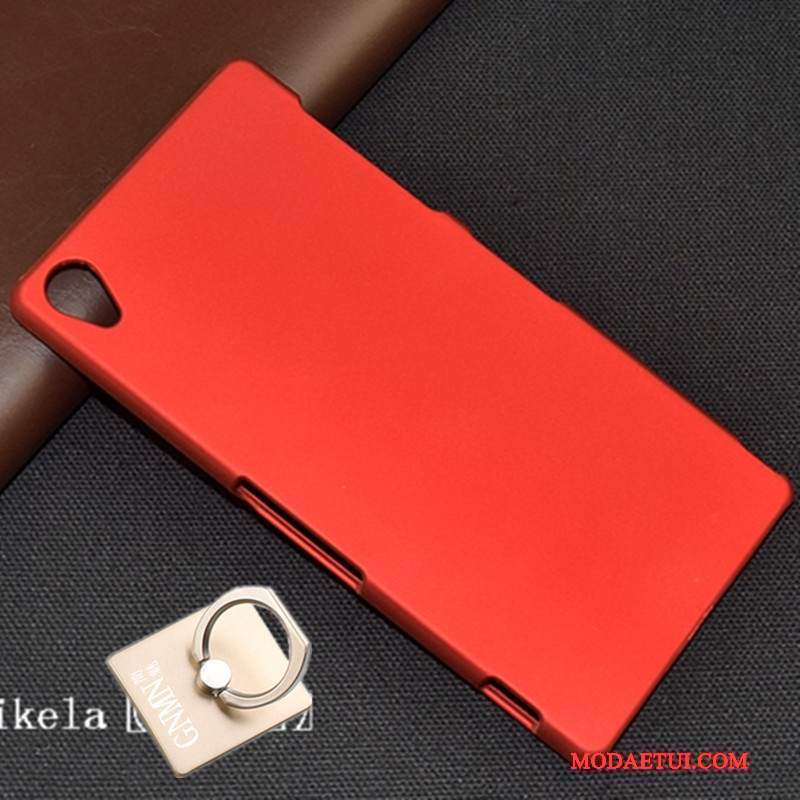Futerał Sony Xperia Z5 Ochraniacz Trudno Nubuku, Etui Sony Xperia Z5 Na Telefon Czerwony