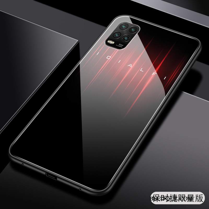 Futerał Xiaomi Mi 10 Lite Torby Anti-fall Czerwony Netto, Etui Xiaomi Mi 10 Lite Moda Nowyna Telefon