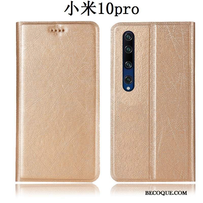 Futerał Xiaomi Mi 10 Pro Ochraniacz Anti-fallna Telefon, Etui Xiaomi Mi 10 Pro Skóra Jedwab Mały