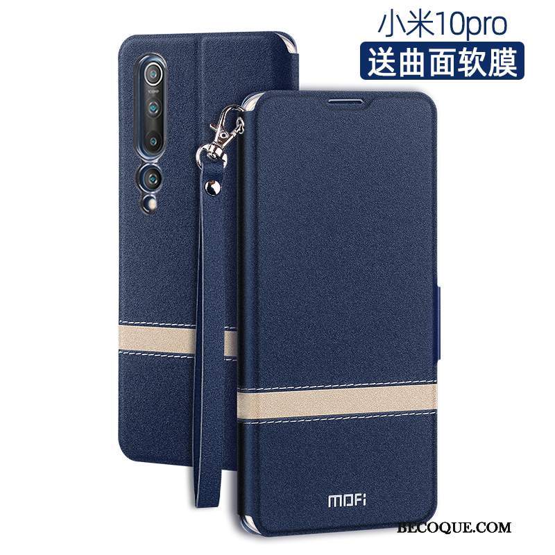 Futerał Xiaomi Mi 10 Pro Torby Niebieski Cienkie, Etui Xiaomi Mi 10 Pro Miękki Siatkowe Tendencja