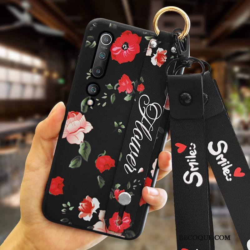 Futerał Xiaomi Mi 10 Torby Mały Modna Marka, Etui Xiaomi Mi 10 Kreatywne Anti-fall Różowe