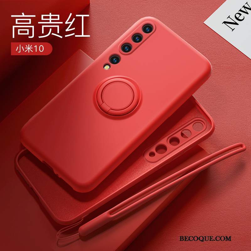 Futerał Xiaomi Mi 10 Wspornik Mały Ring, Etui Xiaomi Mi 10 Torby Na Telefon Anti-fall