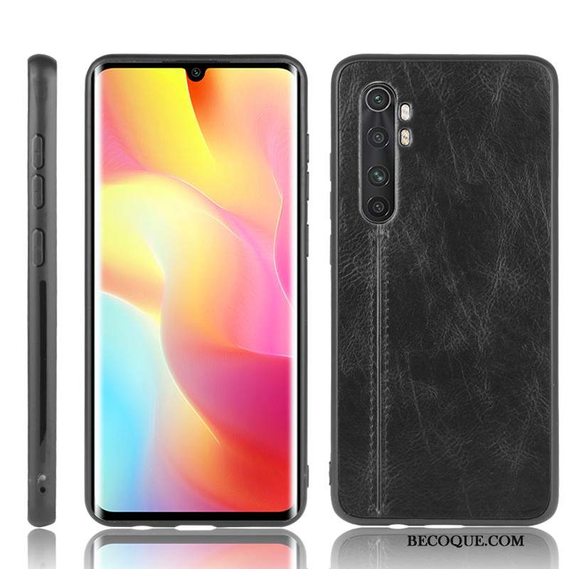 Futerał Xiaomi Mi Note 10 Lite Skóra Czerwony Wzór, Etui Xiaomi Mi Note 10 Lite Ochraniacz Mały Młodzież