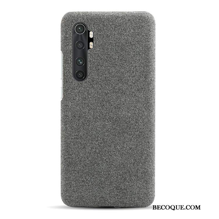 Futerał Xiaomi Mi Note 10 Lite Skóra Kartana Telefon, Etui Xiaomi Mi Note 10 Lite Torby Młodzież Szary