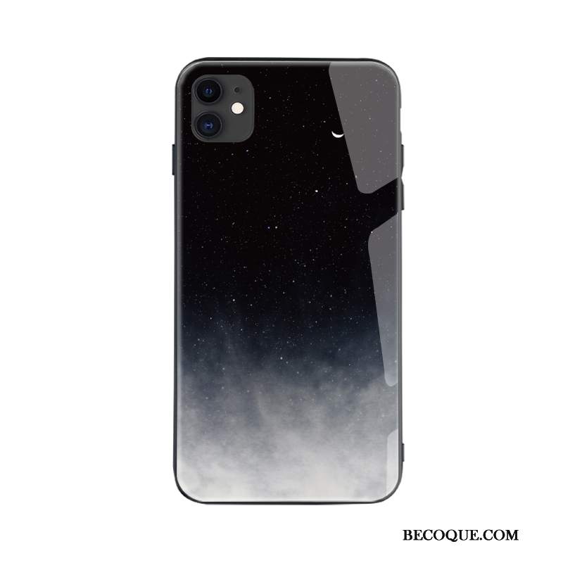 Futerał iPhone 11 Kreatywne Czerwony Netto Szkło Hartowane, Etui iPhone 11 Niebieski Wiatr