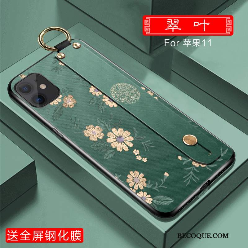 Futerał iPhone 11 Kreatywne Różowena Telefon, Etui iPhone 11 Torby Anti-fall Czerwony Netto