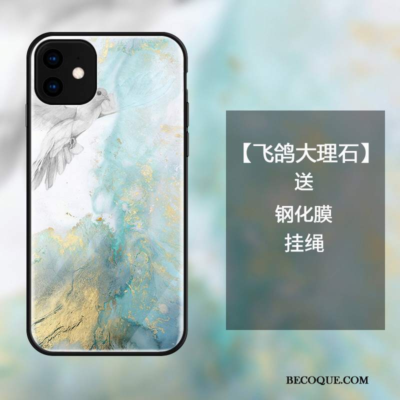 Futerał iPhone 11 Moda Na Telefon Niebieski, Etui iPhone 11 Luksusowy Wiszące Ozdoby Duży