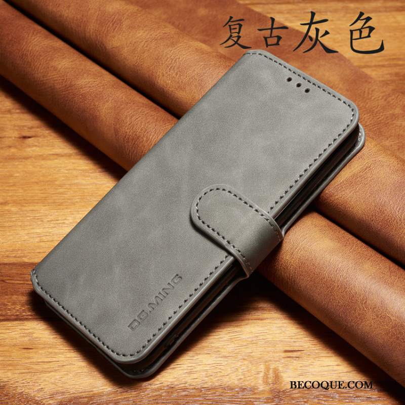 Futerał iPhone 11 Pro Max Miękki Na Telefon Czarny, Etui iPhone 11 Pro Max Vintage Anti-fall