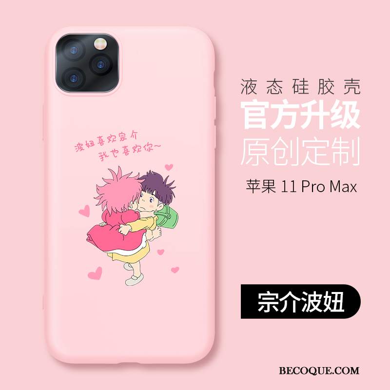 Futerał iPhone 11 Pro Max Miękki Tendencjana Telefon, Etui iPhone 11 Pro Max Kreatywne Cienkie Niebieski