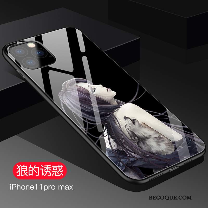 Futerał iPhone 11 Pro Max Silikonowe Czerwony Nettona Telefon, Etui iPhone 11 Pro Max Torby Szkło Anti-fall