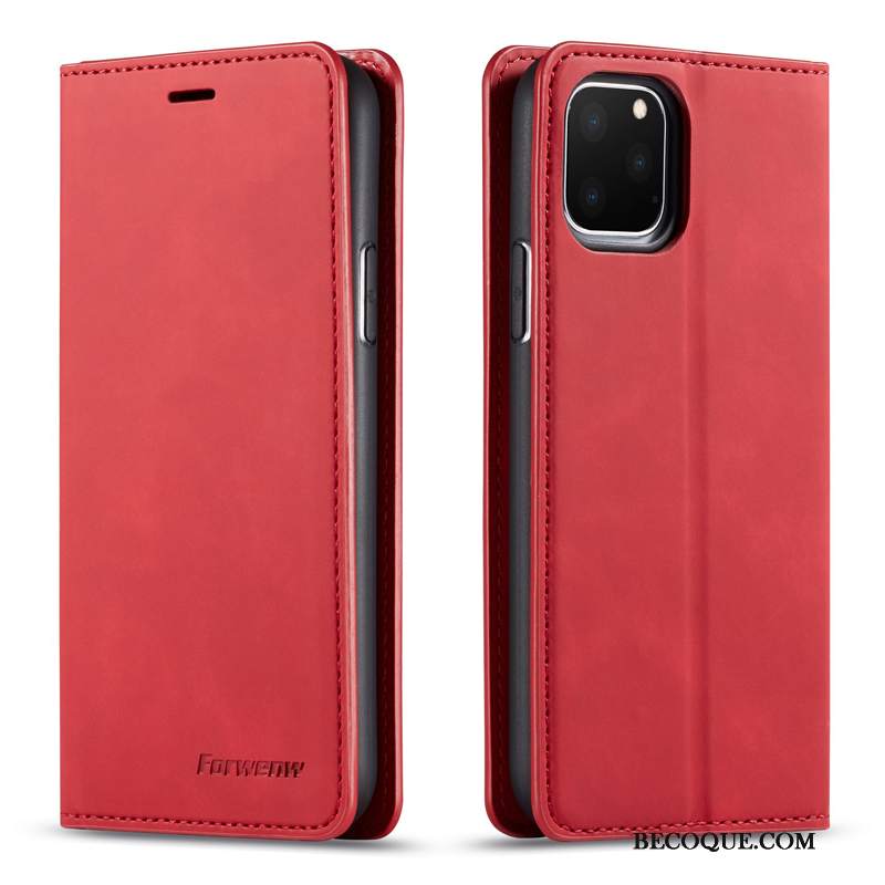 Futerał iPhone 11 Pro Moda Na Telefon Tendencja, Etui iPhone 11 Pro Skóra Niebieski Biznes