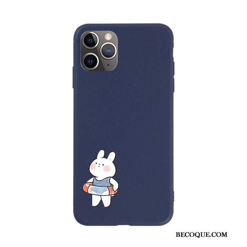 Futerał iPhone 11 Pro Silikonowe Bunnyna Telefon, Etui iPhone 11 Pro Miękki Niebieski Zakochani