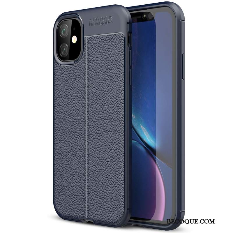 Futerał iPhone 11 Torby Zielonyna Telefon, Etui iPhone 11 Silikonowe Wzór Litchi