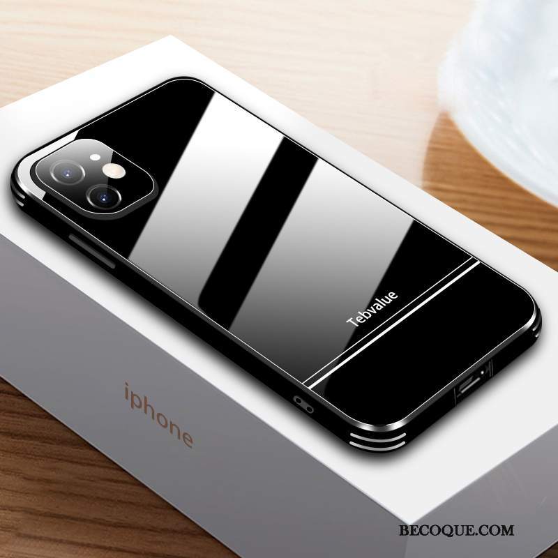 Futerał iPhone 12 Mini Kreatywne Na Telefon Szkło, Etui iPhone 12 Mini Torby Szary Cienkie