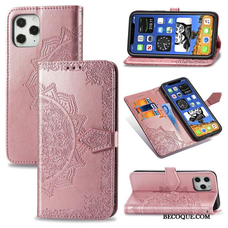 Futerał iPhone 12 Pro Max Relief Niebieskina Telefon, Etui iPhone 12 Pro Max Skóra Relief Wiszące Ozdoby