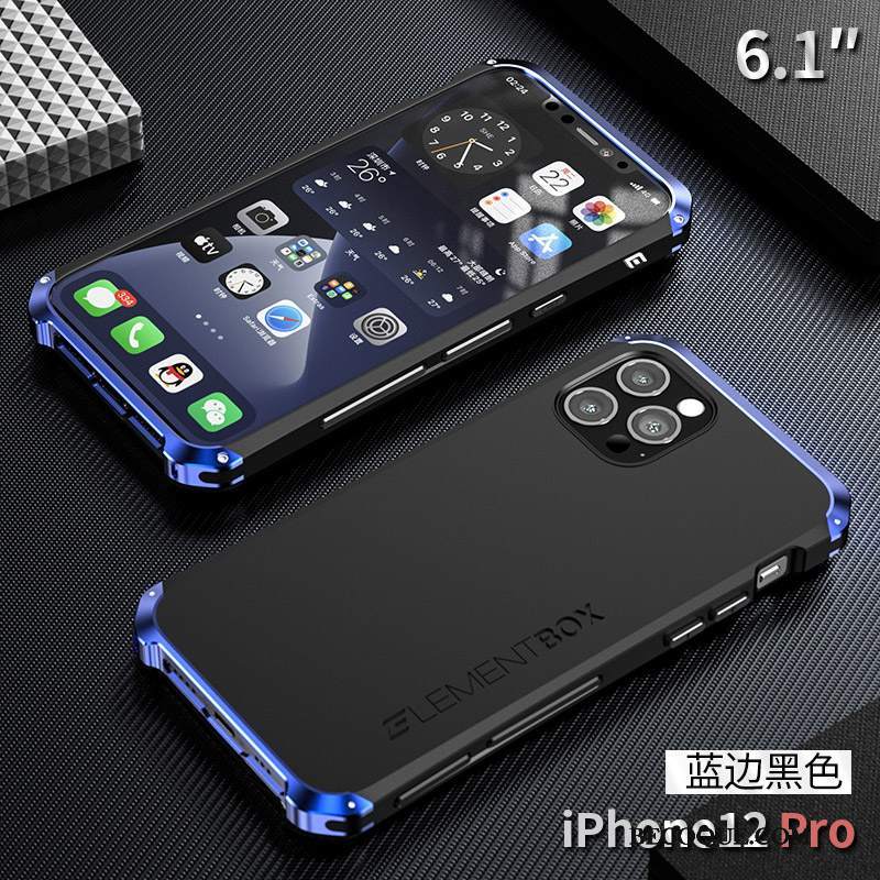 Futerał iPhone 12 Pro Torby Niebieskina Telefon, Etui iPhone 12 Pro Ochraniacz Anti-fall Granica