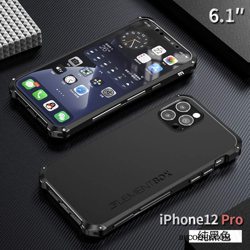 Futerał iPhone 12 Pro Torby Niebieskina Telefon, Etui iPhone 12 Pro Ochraniacz Anti-fall Granica