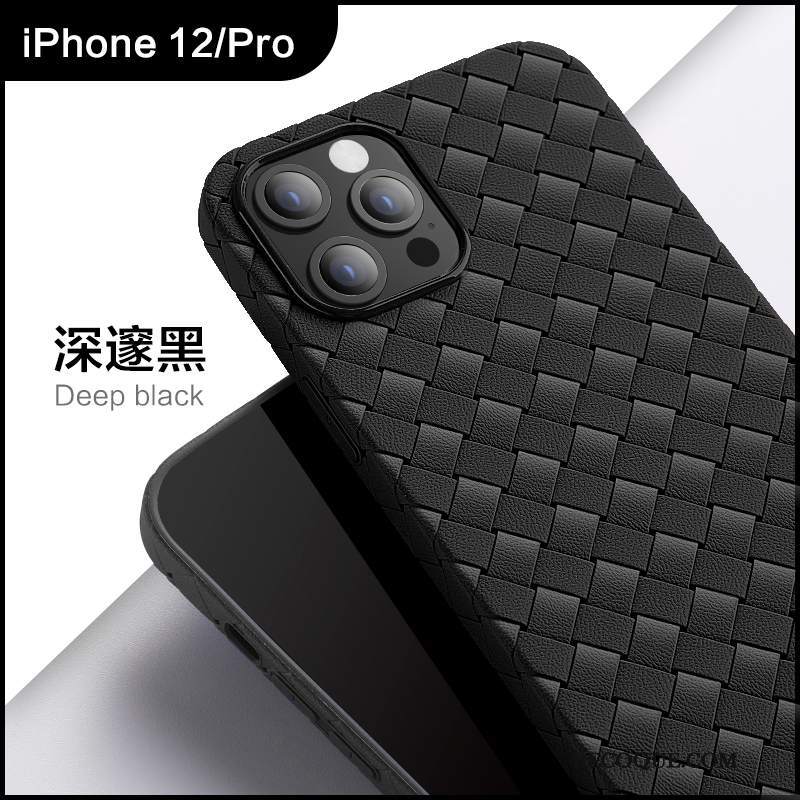 Futerał iPhone 12 Pro Torby Nowy Niebieski, Etui iPhone 12 Pro Miękki Czerwony Netto Przeplatane