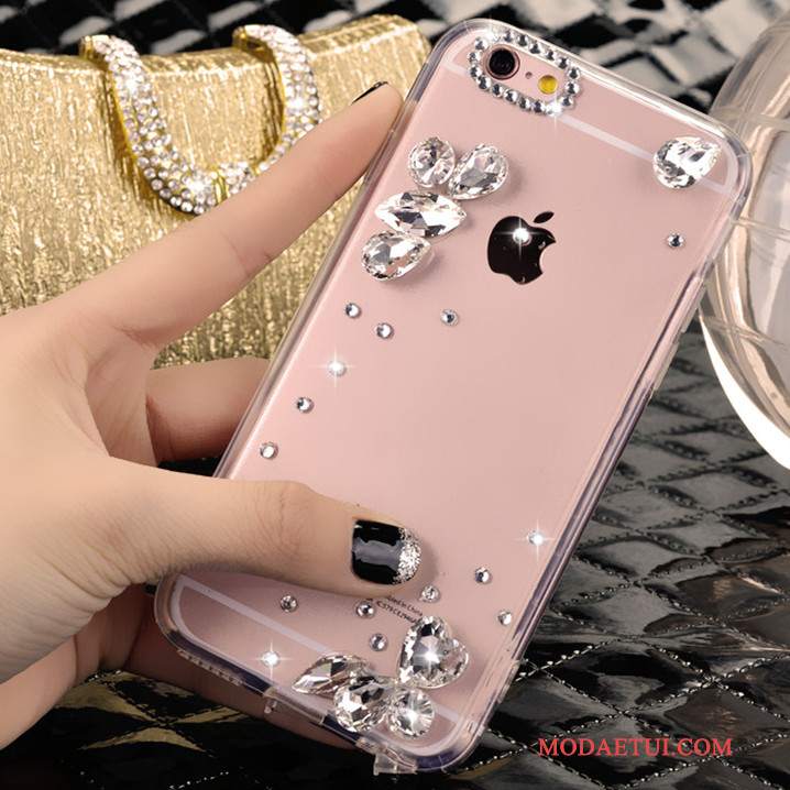 Futerał iPhone 4/4s Rhinestone Kryształ Piękny, Etui iPhone 4/4s Srebro Tendencja