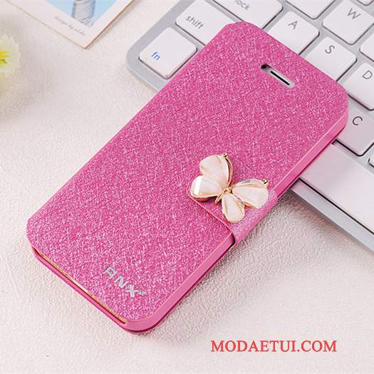 Futerał iPhone 5/5s Pokrowce Na Telefon Anti-fall, Etui iPhone 5/5s Torby Cienkie Czerwony