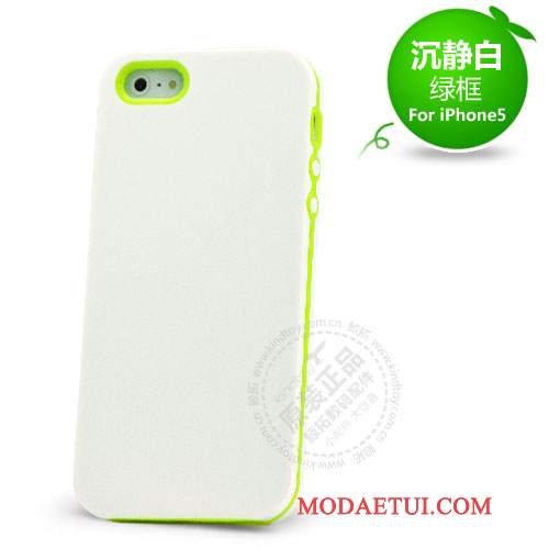 Futerał iPhone 5/5s Silikonowe Anti-fall Czerwony, Etui iPhone 5/5s Ochraniacz Na Telefon