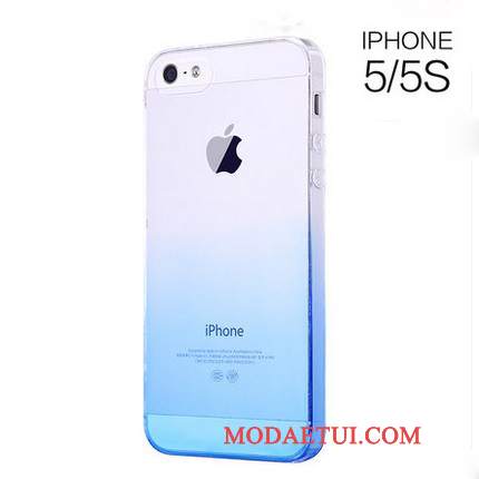 Futerał iPhone 5/5s Silikonowe Na Telefon Niebieski, Etui iPhone 5/5s Torby