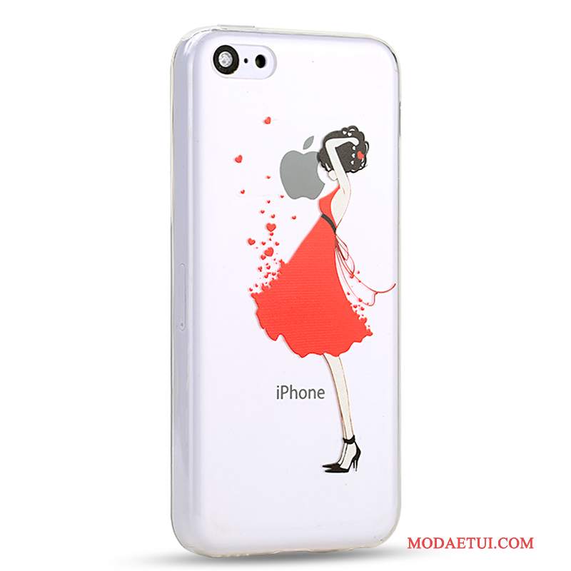 Futerał iPhone 5c Kreskówka Tylna Pokrywa Piękny, Etui iPhone 5c Torby Anti-fallna Telefon