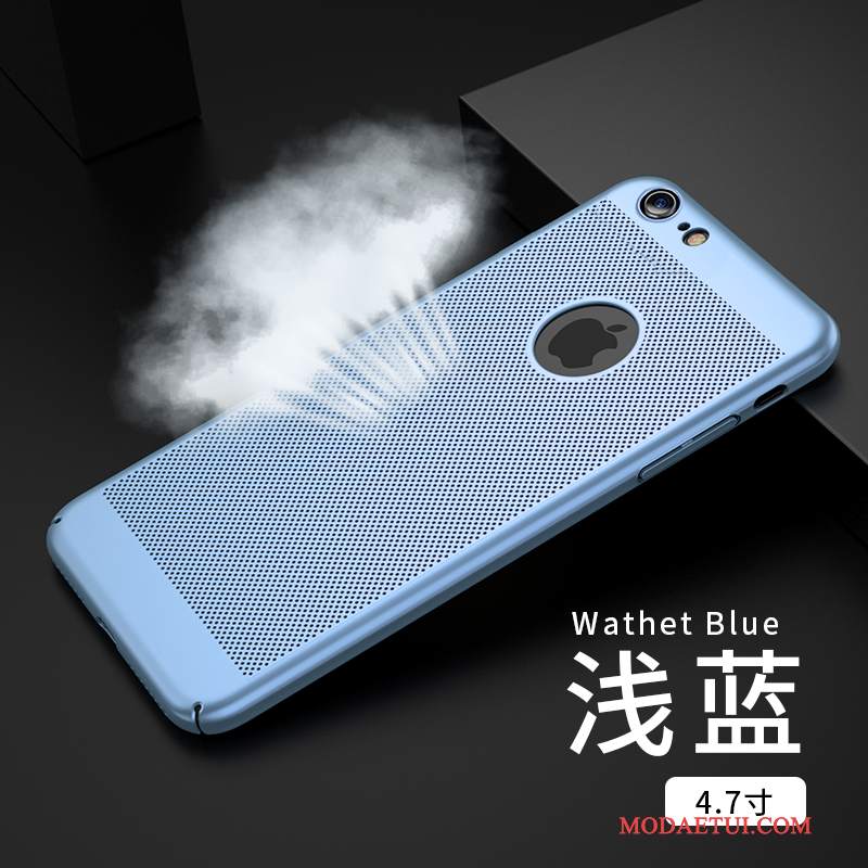 Futerał iPhone 6/6s Cienkie Chłodzenie, Etui iPhone 6/6s Nubuku Jasny Niebieski