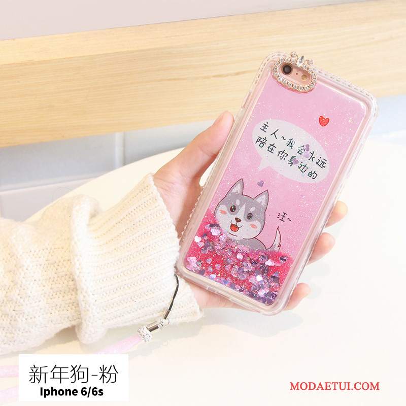 Futerał iPhone 6/6s Kreatywne Anti-fall Quicksand, Etui iPhone 6/6s Rhinestone Tendencjana Telefon