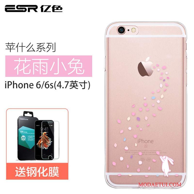 Futerał iPhone 6/6s Kreskówka Anti-fall Przezroczysty, Etui iPhone 6/6s Torby Różowe Modna Marka
