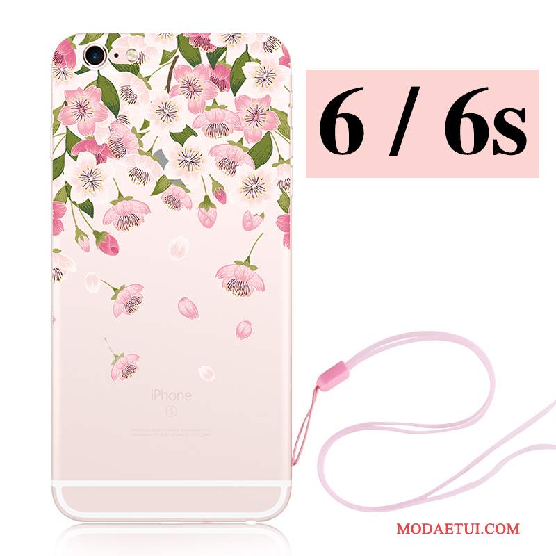 Futerał iPhone 6/6s Kreskówka Bunny Nowy, Etui iPhone 6/6s Silikonowe Na Telefon Sakura