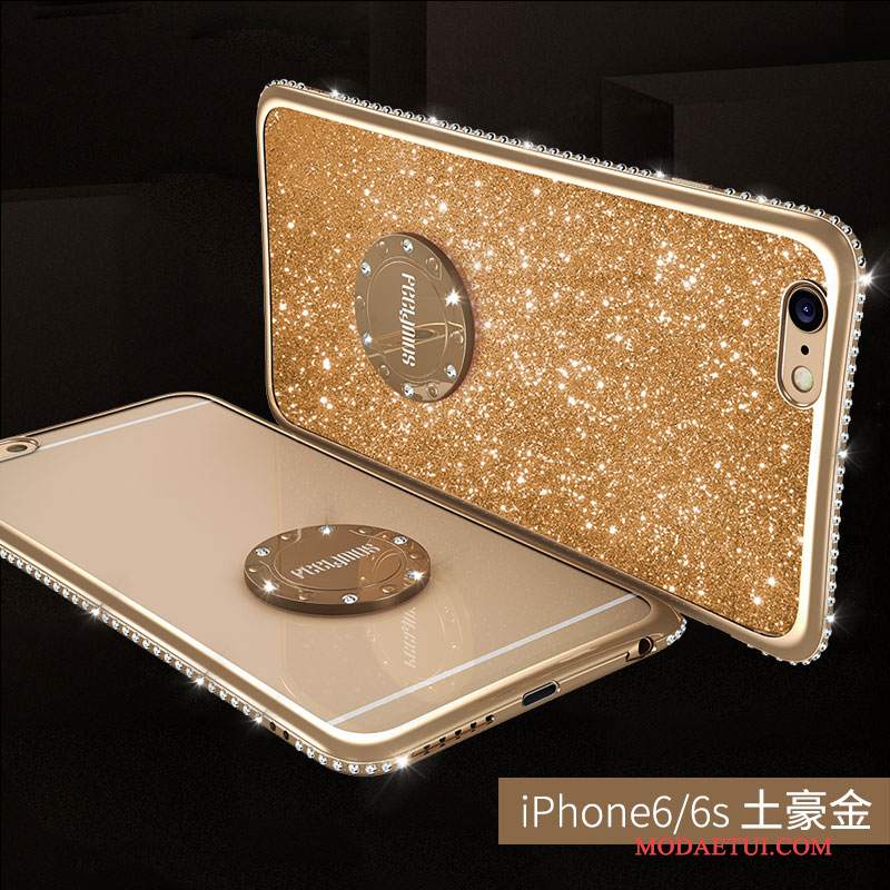 Futerał iPhone 6/6s Luksusowy Na Telefon Anti-fall, Etui iPhone 6/6s Rhinestone Czerwony Tendencja