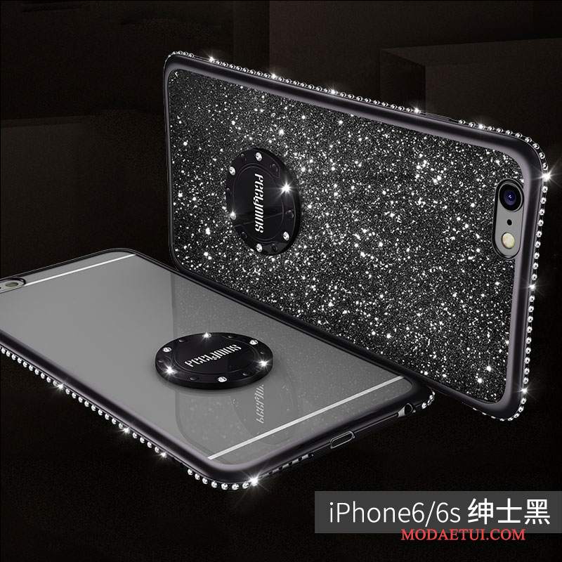 Futerał iPhone 6/6s Luksusowy Na Telefon Anti-fall, Etui iPhone 6/6s Rhinestone Czerwony Tendencja