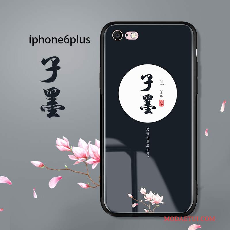 Futerał iPhone 6/6s Plus Kolor Sztuka Chiński Styl, Etui iPhone 6/6s Plus Kreatywne Szkłona Telefon