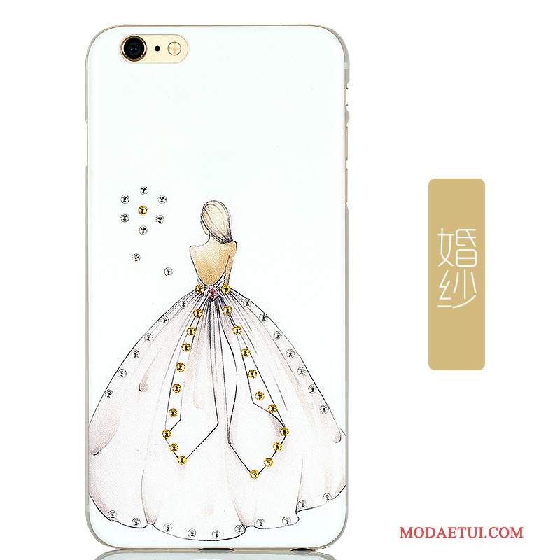 Futerał iPhone 6/6s Plus Kreskówka Nubuku Trudno, Etui iPhone 6/6s Plus Rhinestone Zielony Jasny