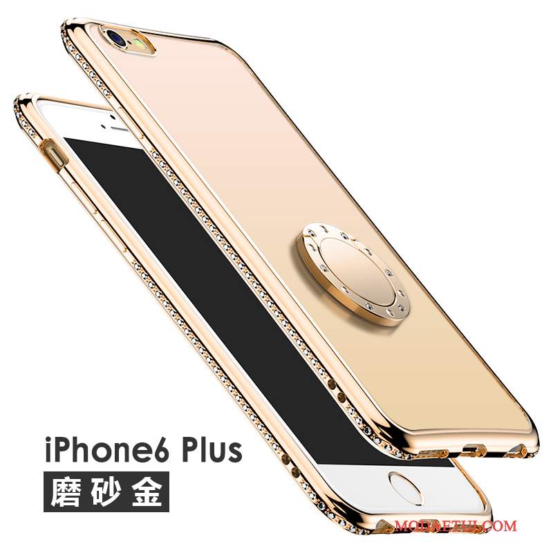 Futerał iPhone 6/6s Plus Ochraniacz Różowe Przezroczysty, Etui iPhone 6/6s Plus Wspornik Na Telefon Anti-fall