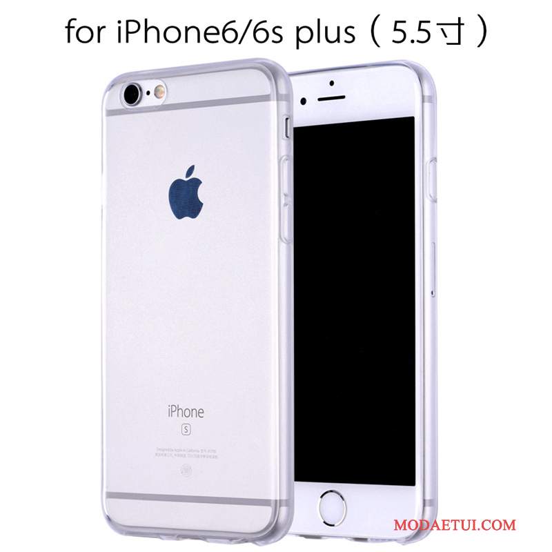 Futerał iPhone 6/6s Plus Silikonowe Puna Telefon, Etui iPhone 6/6s Plus Miękki Zielony Kolor Gradientu