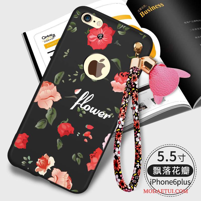 Futerał iPhone 6/6s Plus Torby Tendencja Anti-fall, Etui iPhone 6/6s Plus Silikonowe Na Telefon Czerwony