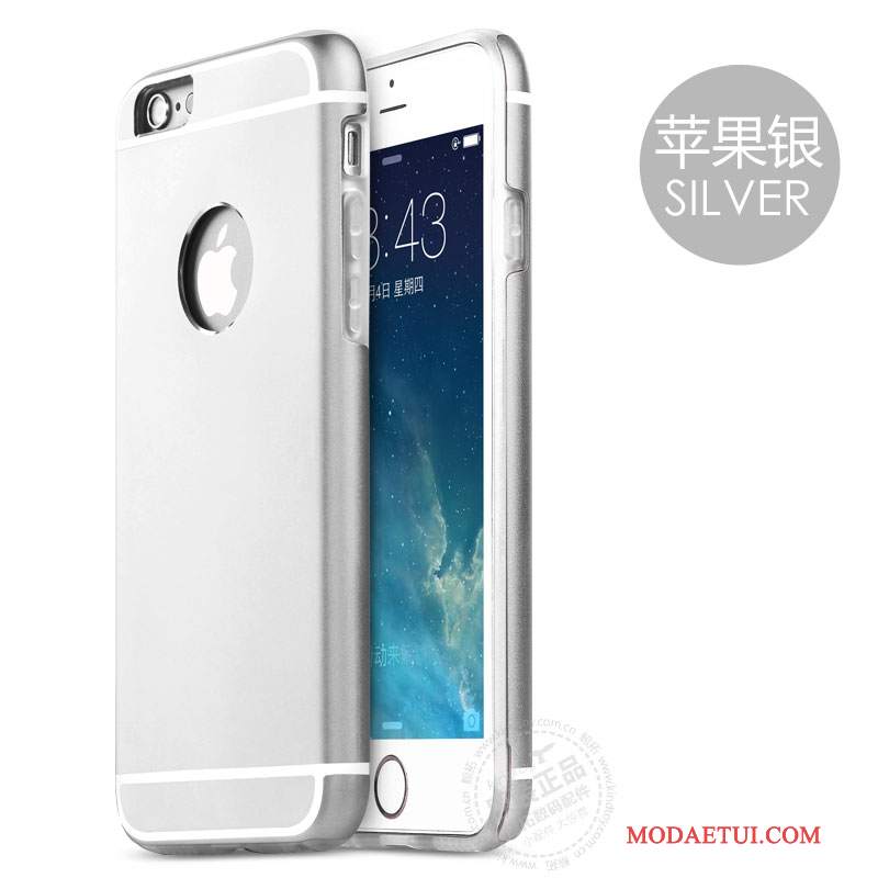 Futerał iPhone 6/6s Silikonowe Anti-fall Niebieski, Etui iPhone 6/6s Metal Granicana Telefon