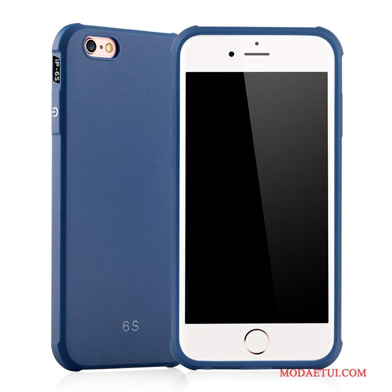 Futerał iPhone 6/6s Silikonowe Ciemno Niebieskina Telefon, Etui iPhone 6/6s Ochraniacz Anti-fall Tendencja