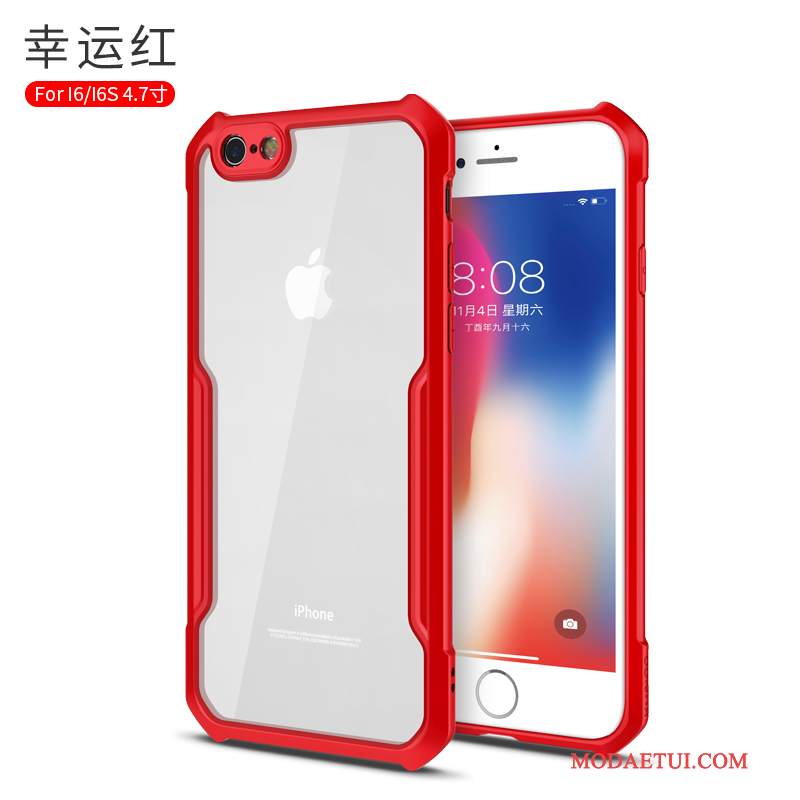 Futerał iPhone 6/6s Silikonowe Cienkie Przezroczysty, Etui iPhone 6/6s Torby Osobowość Czarny