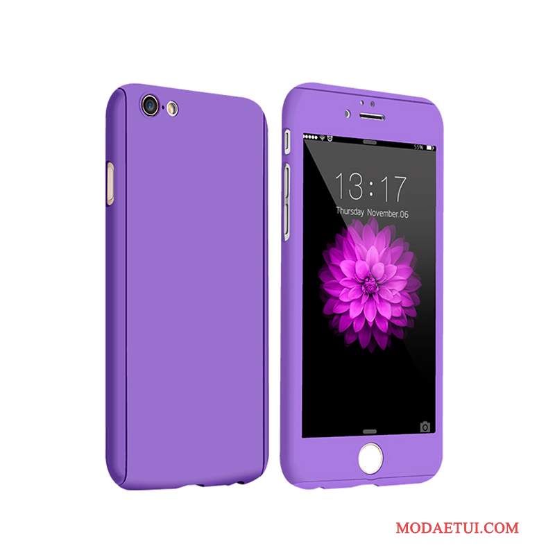 Futerał iPhone 6/6s Torby Proste Purpurowy, Etui iPhone 6/6s Nubuku Anti-fall