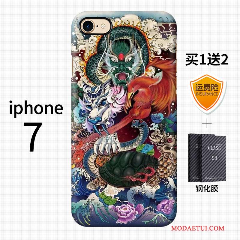 Futerał iPhone 7 Kolor Sztuka Nubuku, Etui iPhone 7 Tendencja Anti-fall