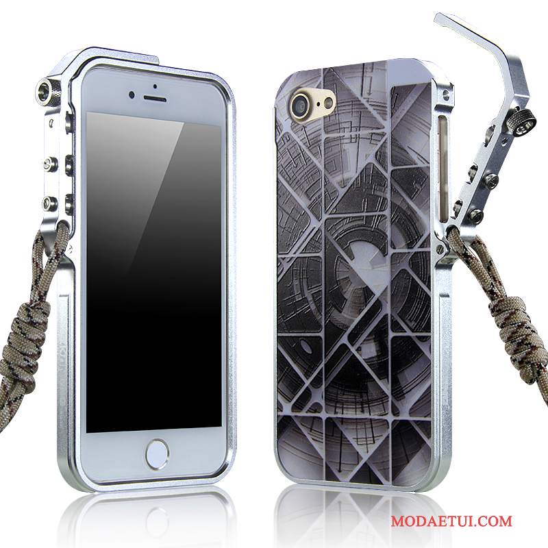 Futerał iPhone 7 Metal Tendencjana Telefon, Etui iPhone 7 Ochraniacz Granica Anti-fall